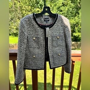 BNWT J. Crew Collection Louisa lady jacket AND skirt/tinsel tweed (2 pieces)